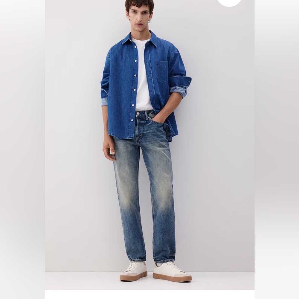 H&M Men's Straight Fit Denim Jeans